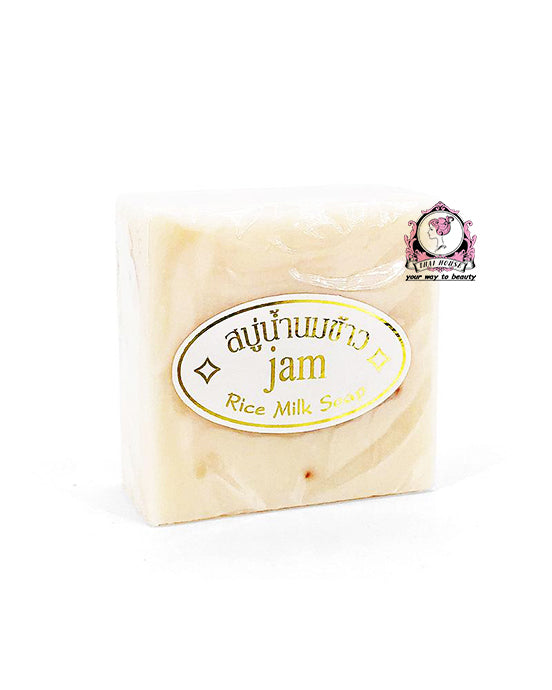 a thai beauty favorite! jam rice milk soap. a thai beauty favorite! jam rice milk soap.