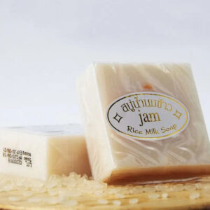 a thai beauty favorite! jam rice milk soap.